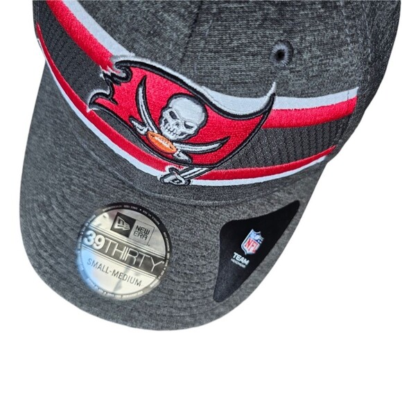 New Era 39Thirty Tampa Bay Buccaneers NFL Stretch Fit Hat Gray Sz S/M NWT - Picture 10 of 13